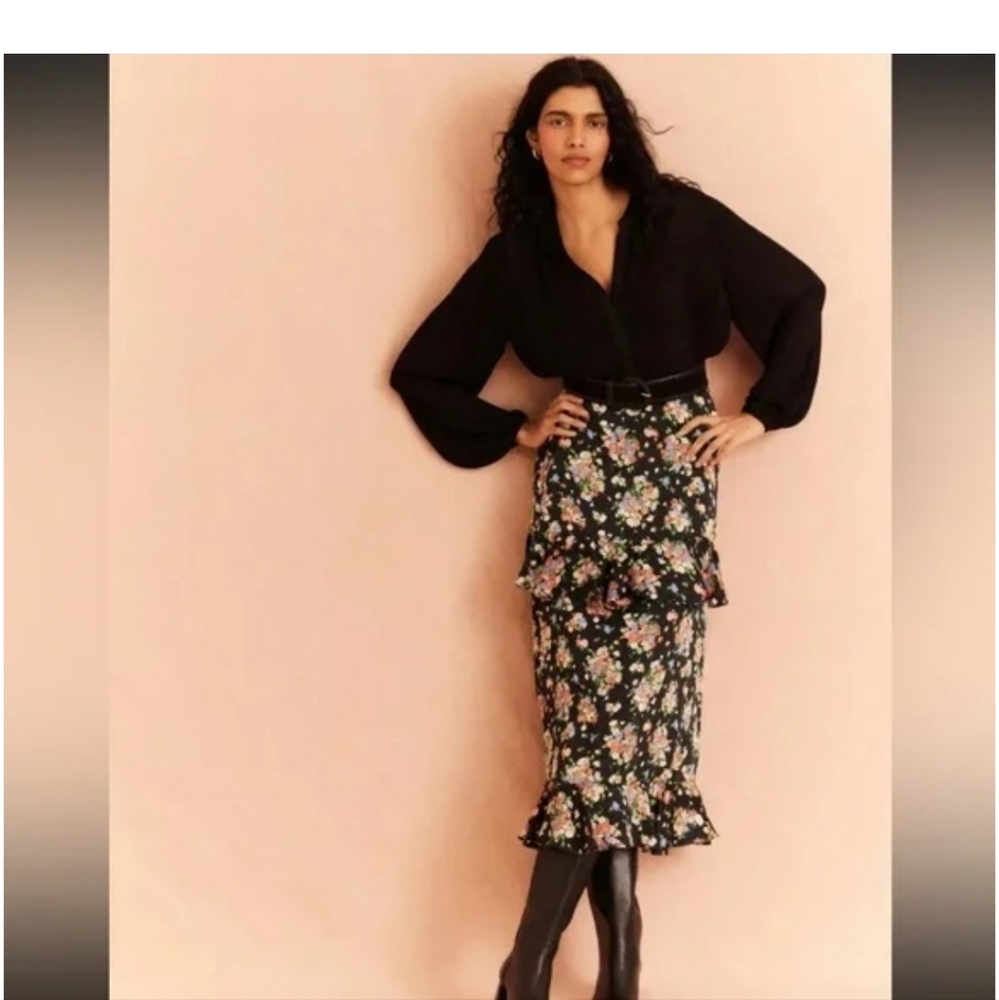 Vintage J M Collection Patterned Skirt - Picture 7 of 7